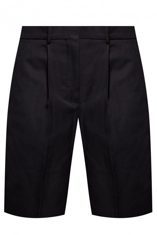 ショートパンツ ACNE STUDIOS Women Shorts  Burmudas AK0826 900 Black ACNE_7323336689125_1_grande.